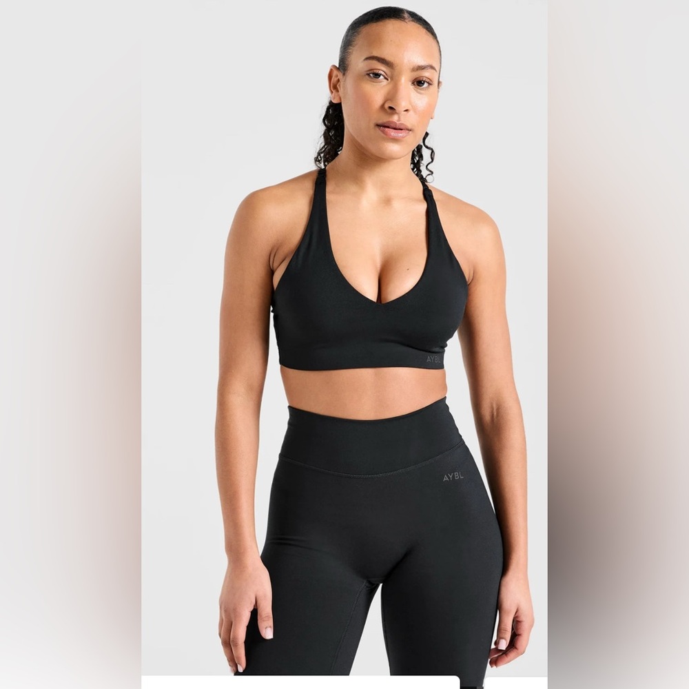 AYBL Women's Staple Sport Bra Black - S